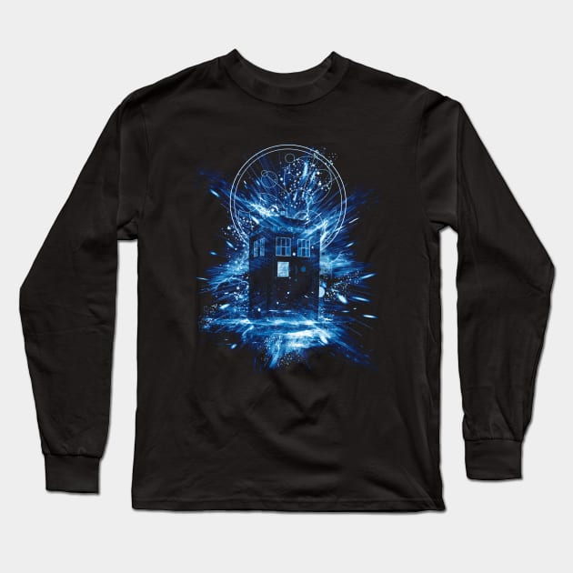 time storm blue version Long Sleeve T-Shirt by kharmazero